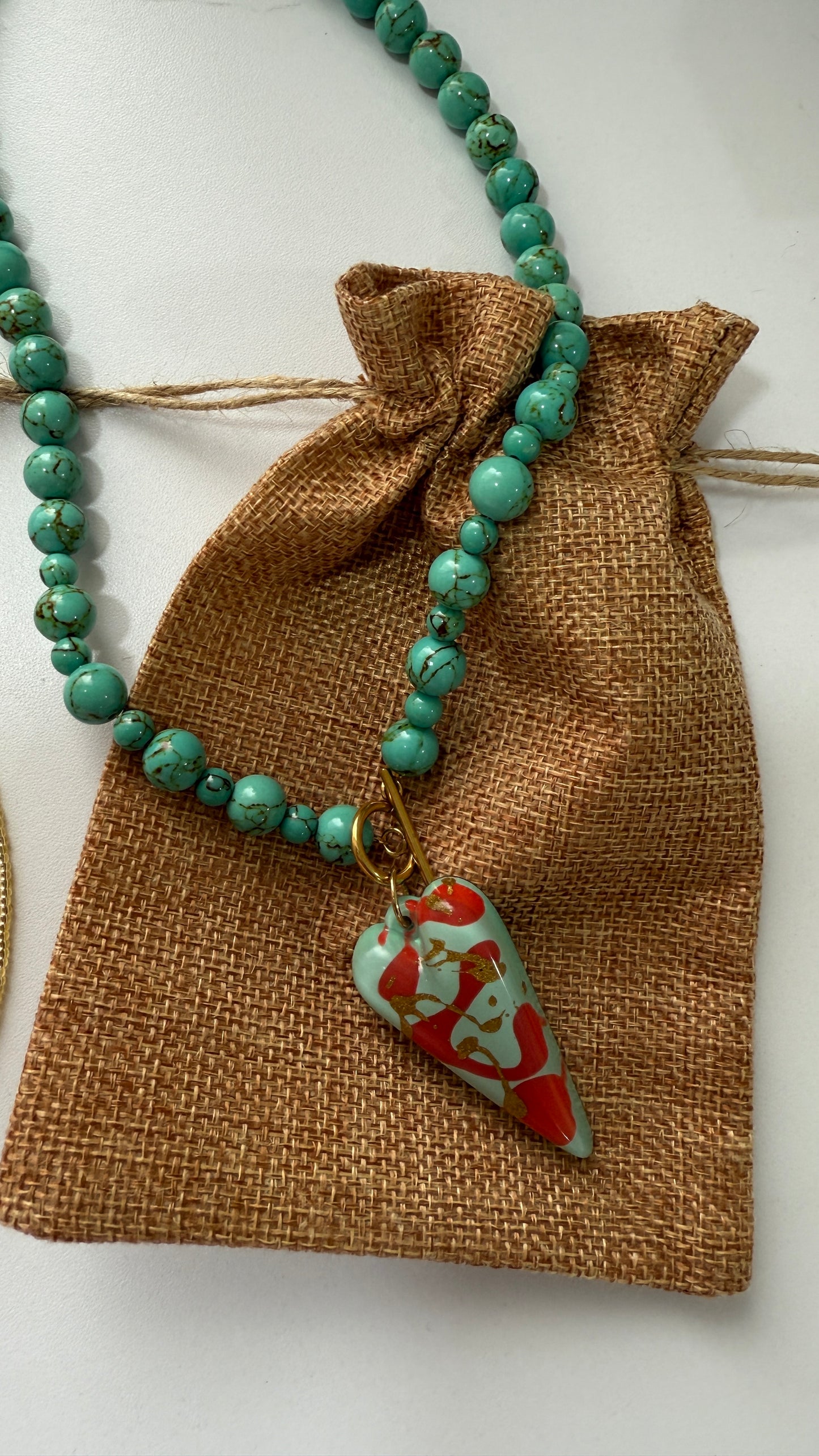 Collar turquesa