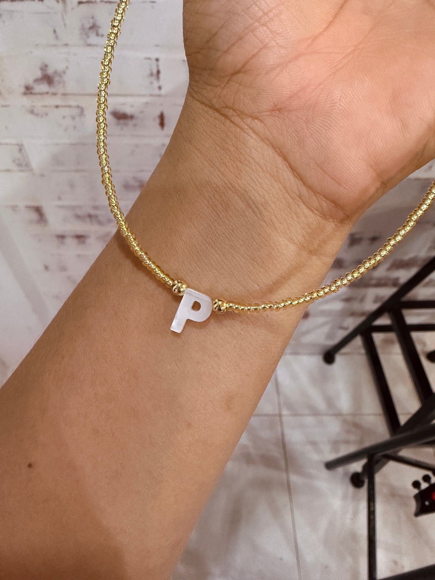 Collar inicial en Miyuki