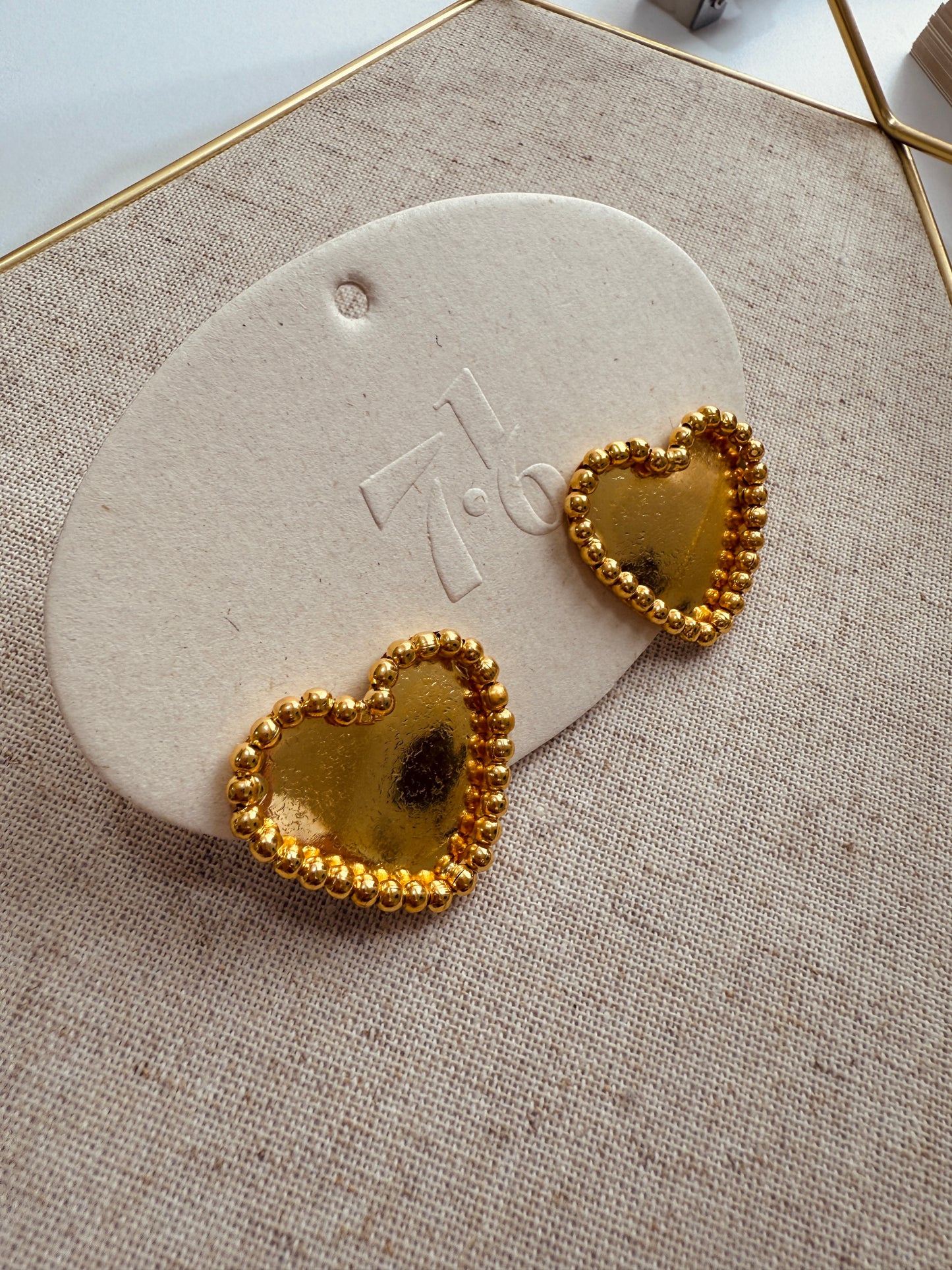 Aretes corazón