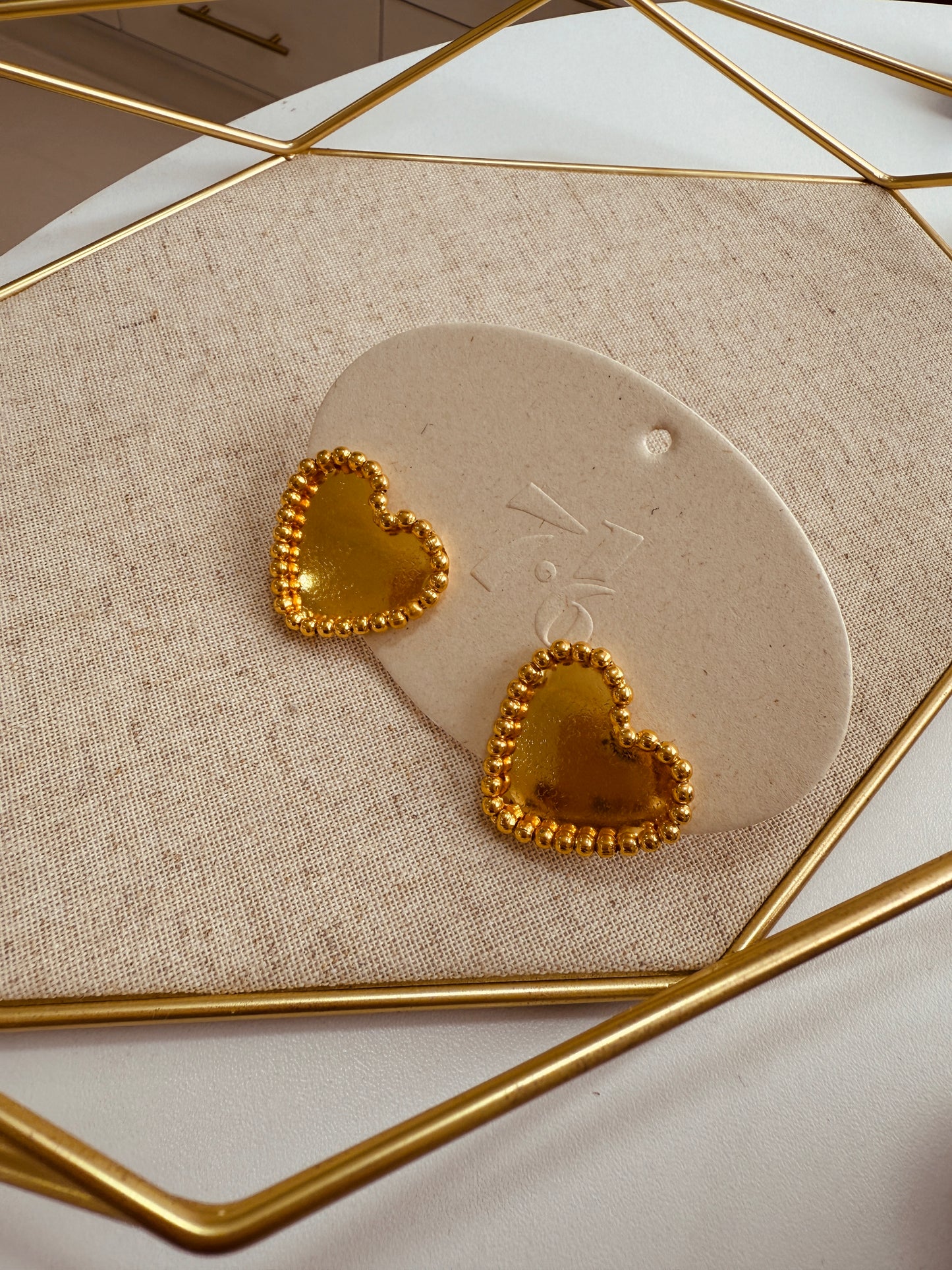 Aretes corazón