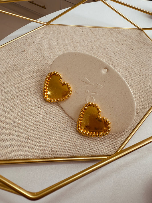 Aretes corazón
