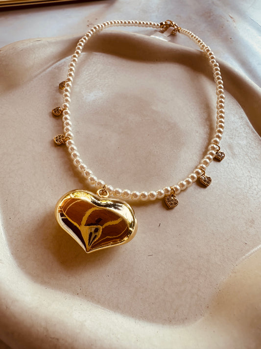 Collar corazones