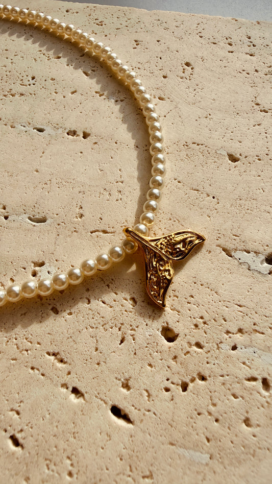 Collar de perlas cola de Sirena