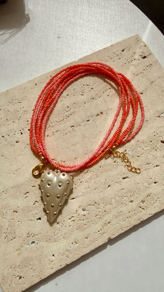 Collar corazón