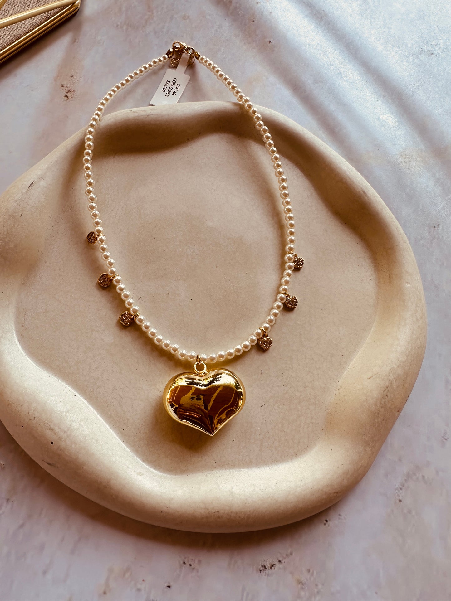 Collar corazones